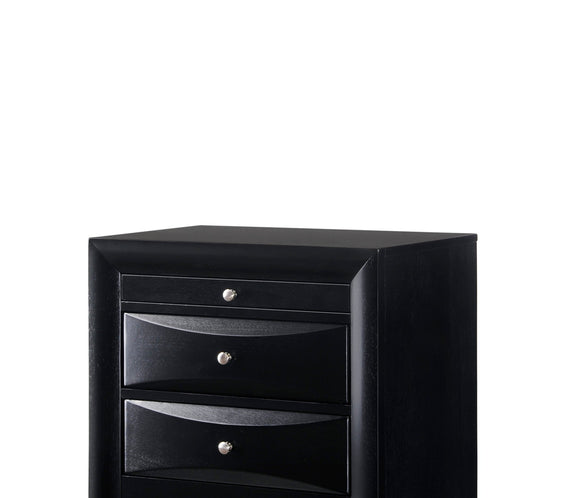 Emily Black Storage Platform Bedroom Set