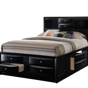 Emily Black Storage Platform Bedroom Set