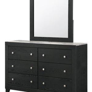 Cadence Black LED Panel Bedroom Set