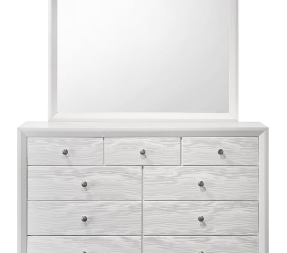 Evan White Panel Bedroom Set