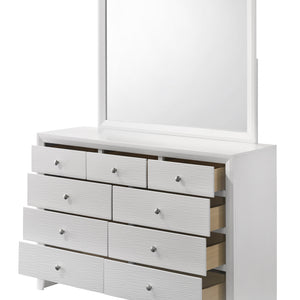 Evan White Panel Bedroom Set