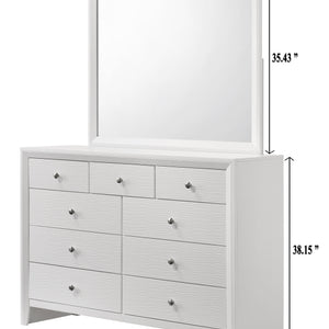 Evan White Panel Bedroom Set