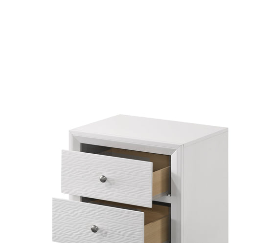 Evan White Panel Bedroom Set