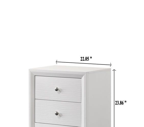 Evan White Panel Bedroom Set