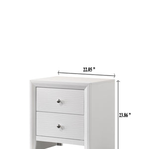 Evan White Panel Bedroom Set