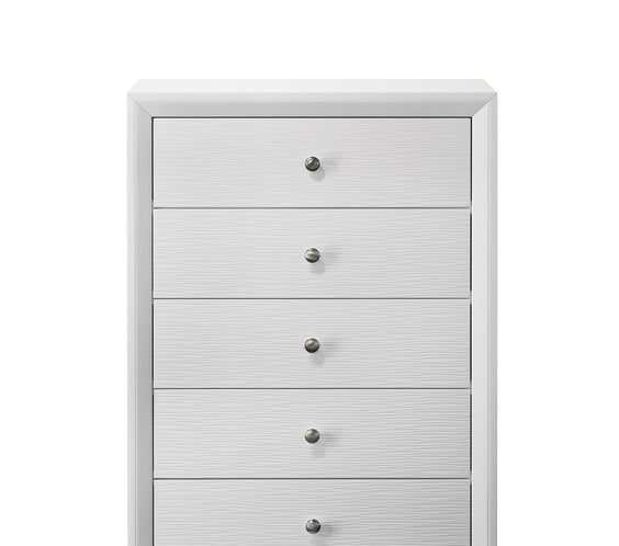 Evan White Panel Bedroom Set