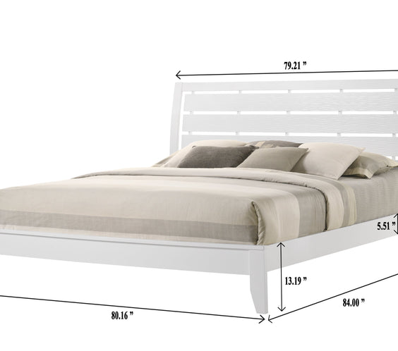 Evan White Panel Bedroom Set