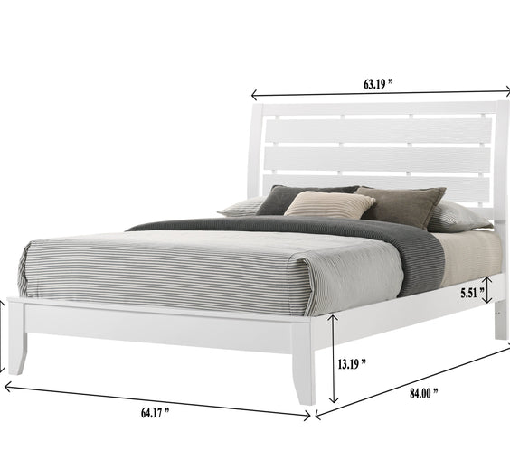 Evan White Panel Bedroom Set