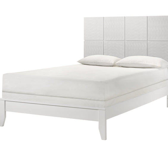 Denker White Panel Bedroom Set
