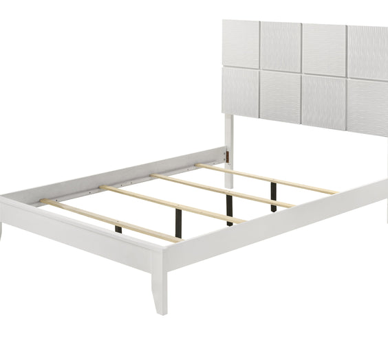 Denker White Panel Bedroom Set