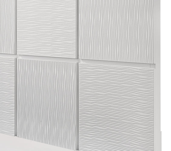 Denker White Panel Bedroom Set
