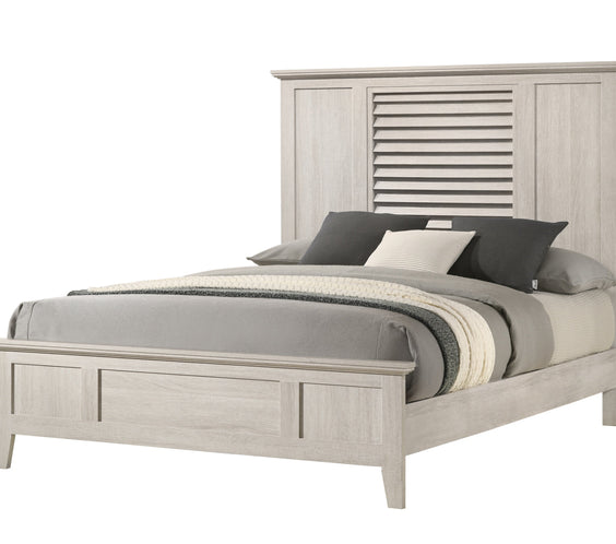 Sarter White Panel Bedroom Set