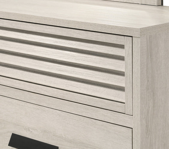 Sarter White Panel Bedroom Set