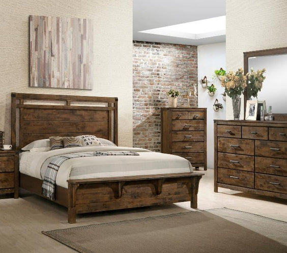 Curtis Brown Panel Bedroom Set