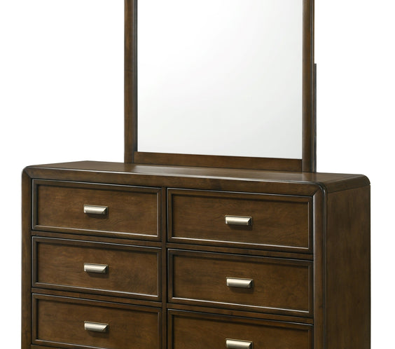 Coffield Brown Upholstered Panel Bedroom Set