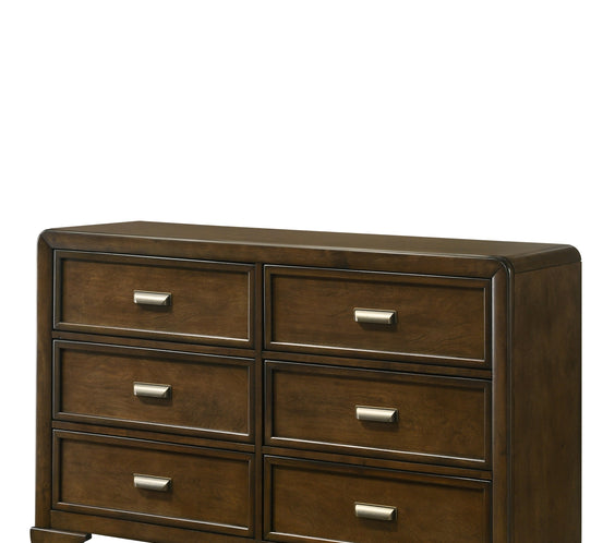 Coffield Brown Upholstered Panel Bedroom Set