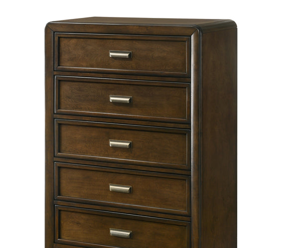 Coffield Brown Upholstered Panel Bedroom Set