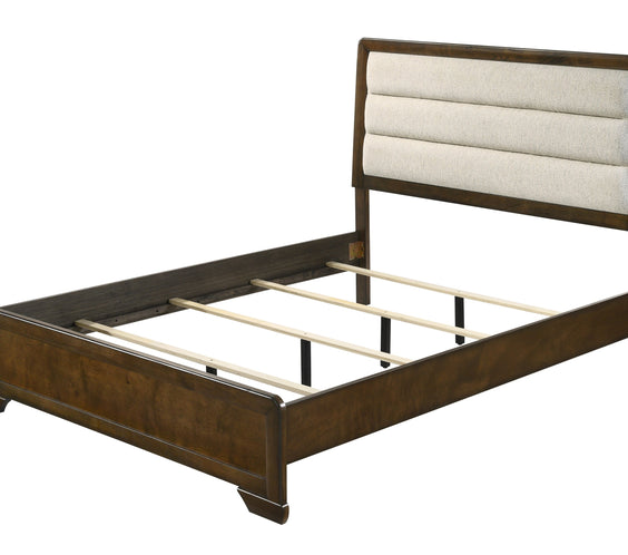 Coffield Brown Upholstered Panel Bedroom Set