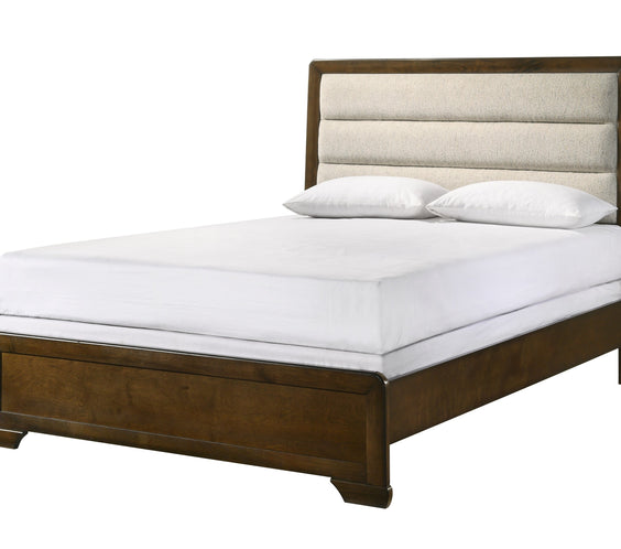 Coffield Brown Upholstered Panel Bedroom Set