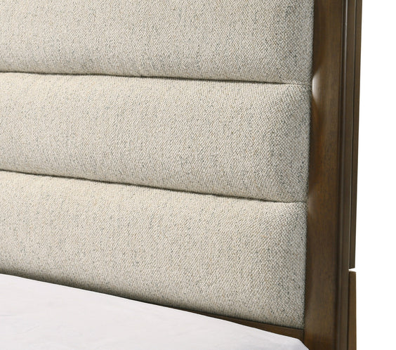 Coffield Brown Upholstered Panel Bedroom Set