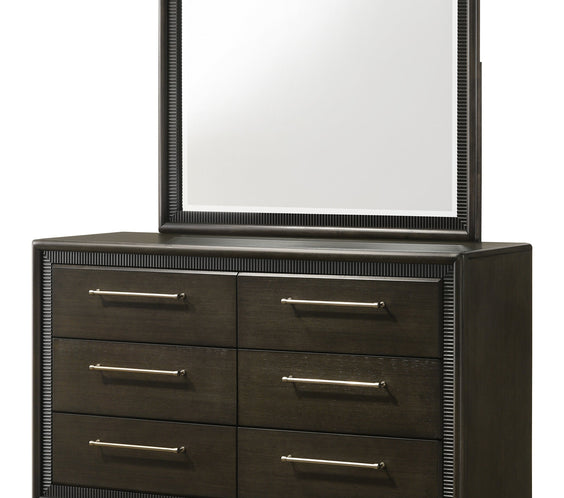 Saratoga Brown Upholstered Panel Bedroom Set
