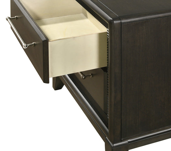 Saratoga Brown Upholstered Panel Bedroom Set