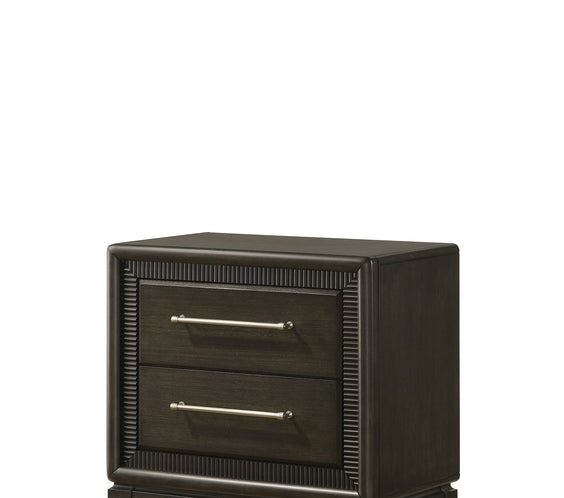 Saratoga Brown Upholstered Panel Bedroom Set