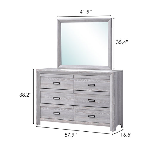 Adelaide Driftwood Panel Bedroom Set
