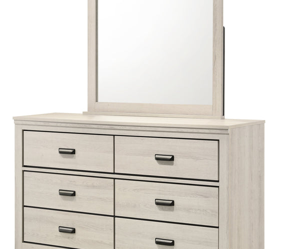 Carter White Platform Bedroom Set