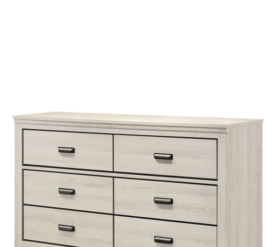 Carter White Platform Bedroom Set