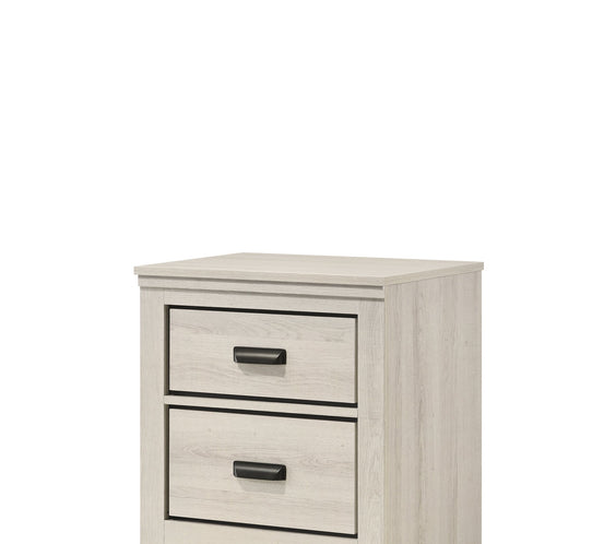 Carter White Platform Bedroom Set