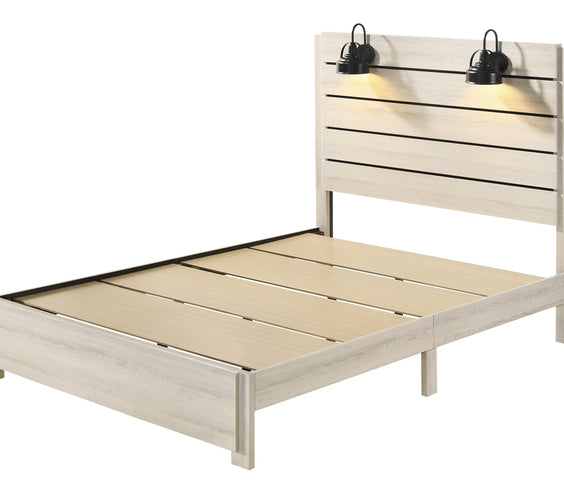 Carter White Platform Bedroom Set