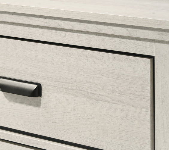 Carter White Platform Bedroom Set