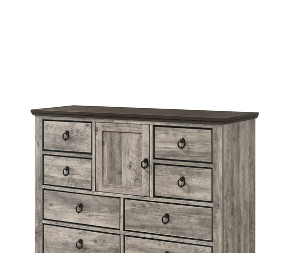 Ella-Mae Beige/Brown Poster Bedroom Set