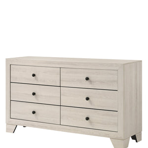 Atticus White Platform Bedroom Set