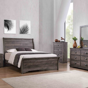 B8100 CORALEE BEDROOM GROUP GREY