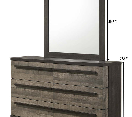 Remington Brown/Gray Panel Bedroom Set