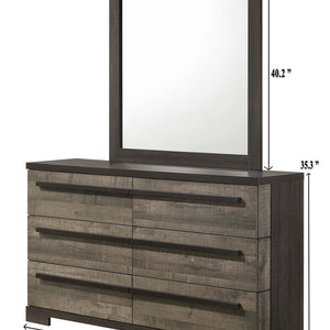 Remington Brown/Gray Panel Bedroom Set