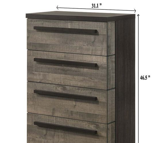 Remington Brown/Gray Panel Bedroom Set