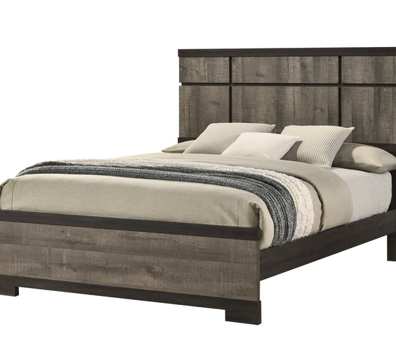 Remington Brown/Gray Panel Bedroom Set