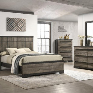 Remington Brown/Gray Panel Bedroom Set