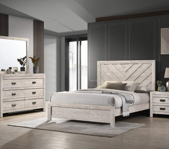 Valor Beige Panel Bedroom Set