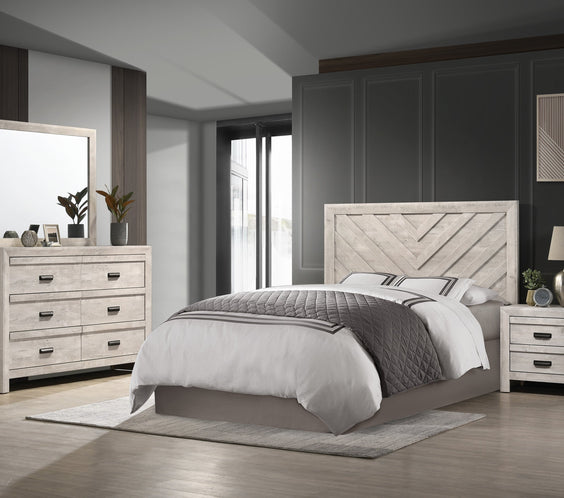Valor Beige Panel Bedroom Set