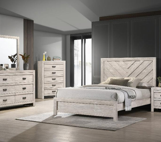 Valor Beige Panel Bedroom Set