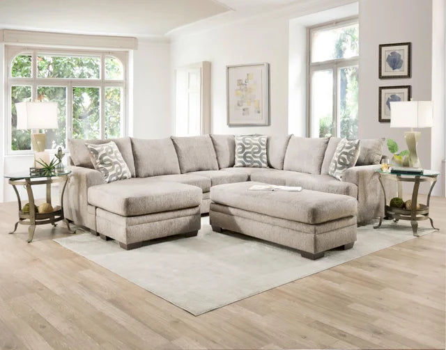 Refresh your living space with the Behold 1310 Cream Sectional—stylish, spacious, and cozy. Shop now at Moda Home for timeless comfort.