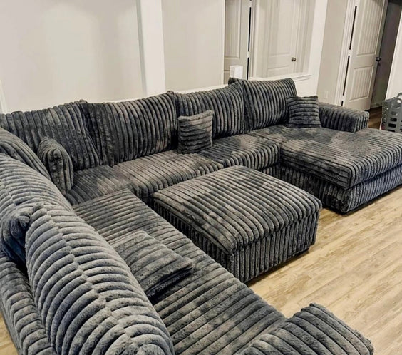 S320 Texan 4pcs Sectional Grey