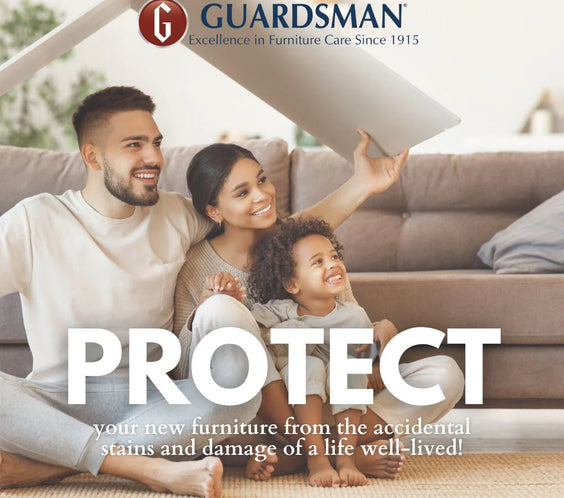 Protect your furniture with the Guardsman 5-Year Warranty from Moda Home Furniture. Covers stains, scratches, recliner faults & accidental damage.