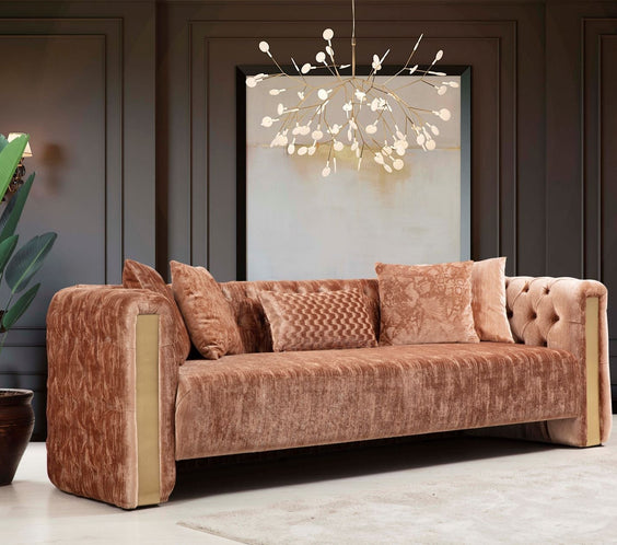 Scarlett Plush Sofa & Loveseat