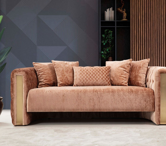 Scarlett Plush Sofa & Loveseat