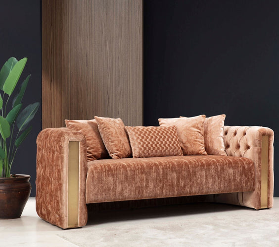 Scarlett Plush Sofa & Loveseat